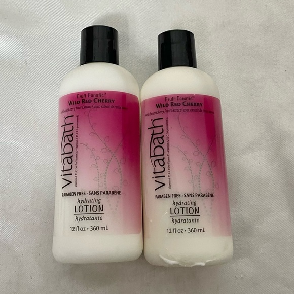 vitabath Bath & Body New Lot Of 2 Vitabath Wild Red Cherry